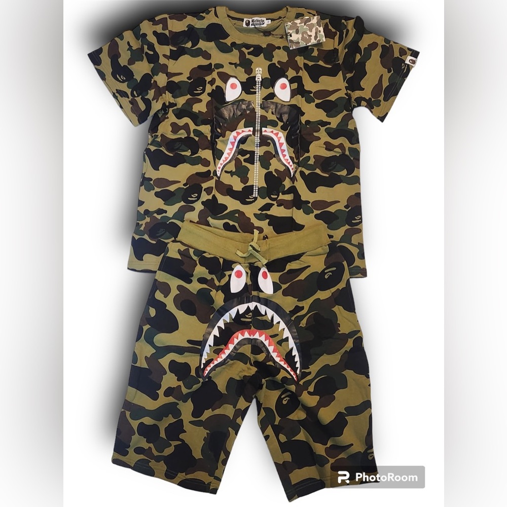 Bathing Ape Short Set